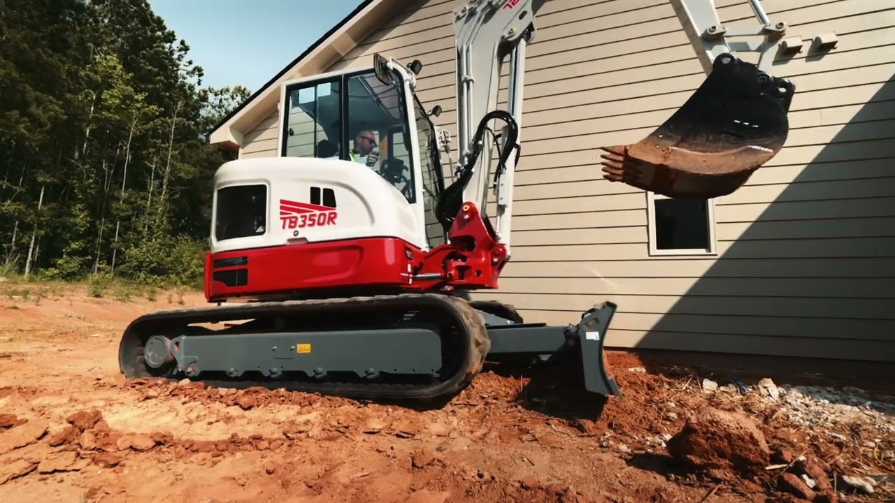 Toyota Takeuchi Compact Excavator TB350R Walkaround