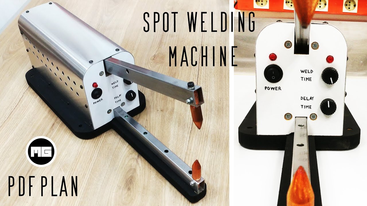 Полуавтоматический аппарат для точечной сварки // Spot Welding Machine - DIY Project