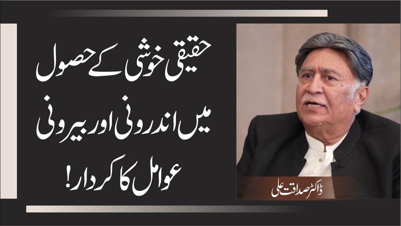 How Internal Mindset and External Environment Affect Happiness? | Dr. Sadaqat Ali