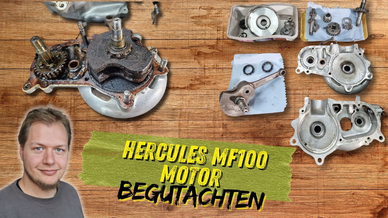 Hercules MF100 Motor Zerlegen & Begutachten #2 | Restauration & Technik