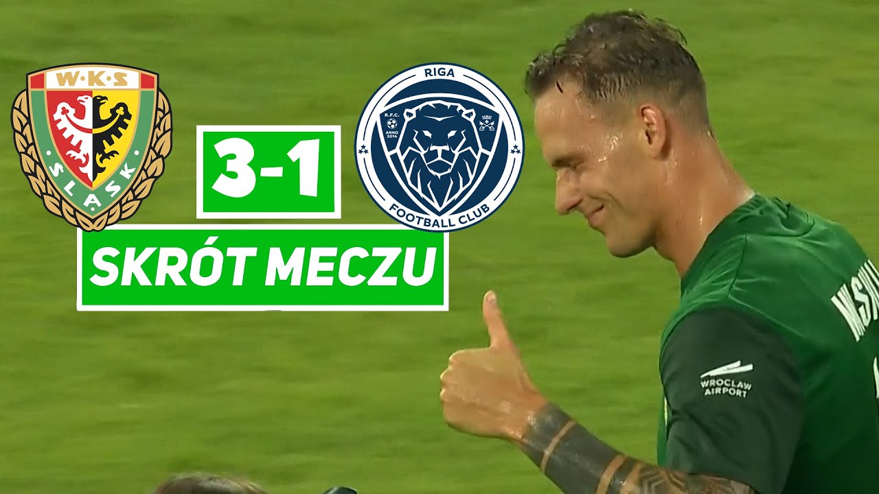 Śląsk Wrocław - Riga FC [3-1] skrót meczu | EL. Ligi Konferencji 2024/25