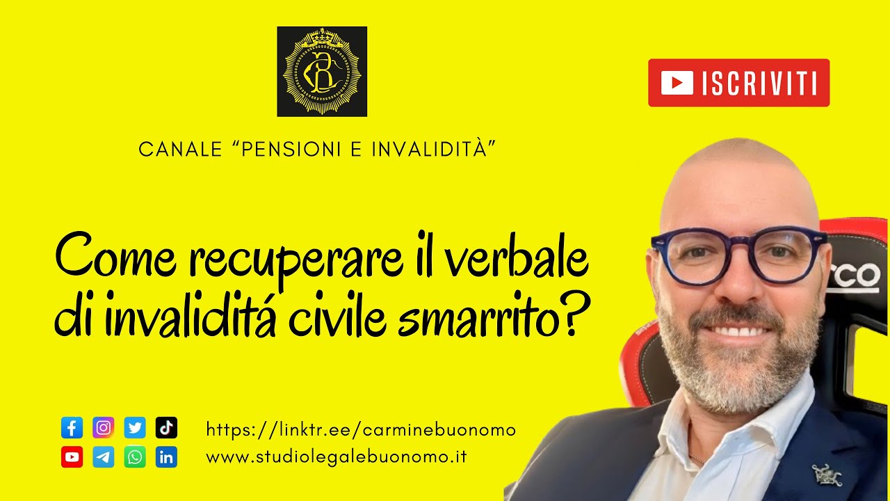 Come recuperare il verbale di invalidit&agrave; civile smarrito?