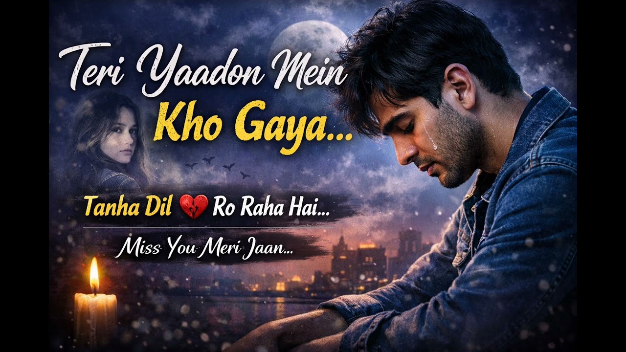 Teri yaadon me Kho gaya #slowed reverb #sad song 😭❤️‍🩹❤️‍🩹#1million 