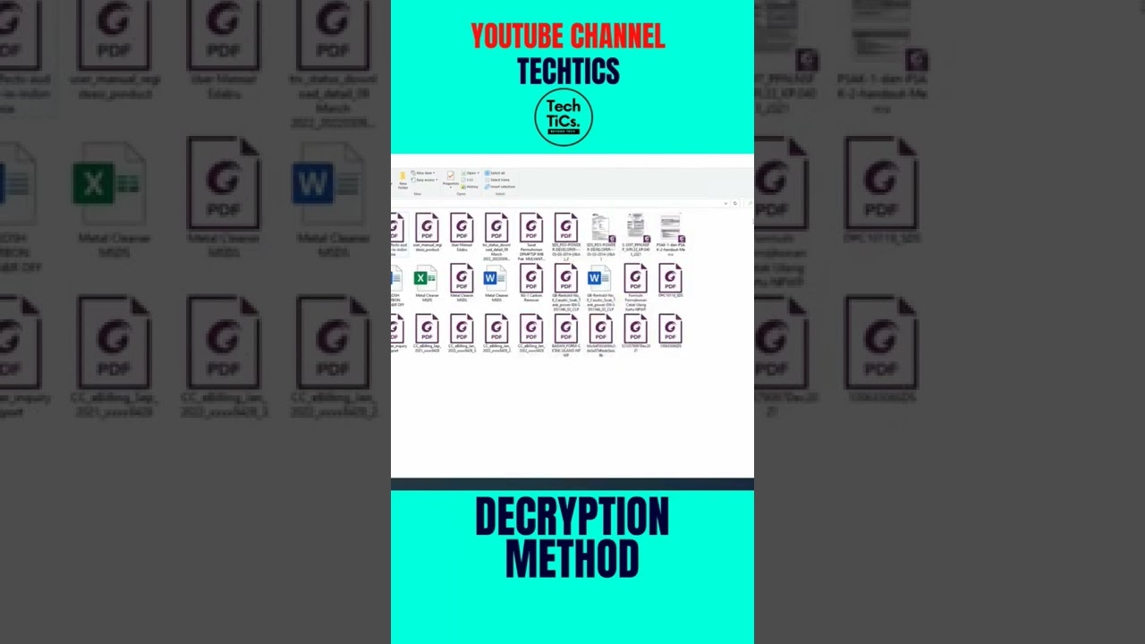 How to DECRYPT files from any Ransomware. @techtics #shorts #ransomware #decryption