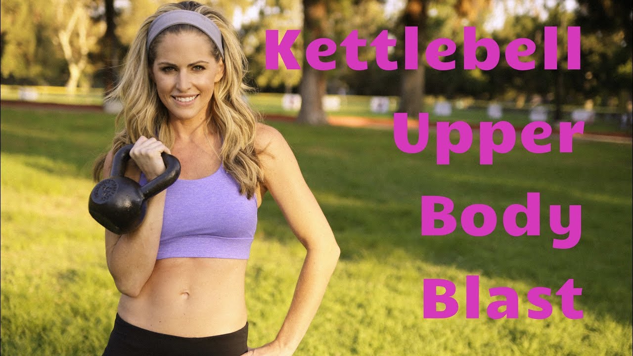 20 Minute Kettlebell Upper Body Blast to Strengthen and Sculpt Arms and Back