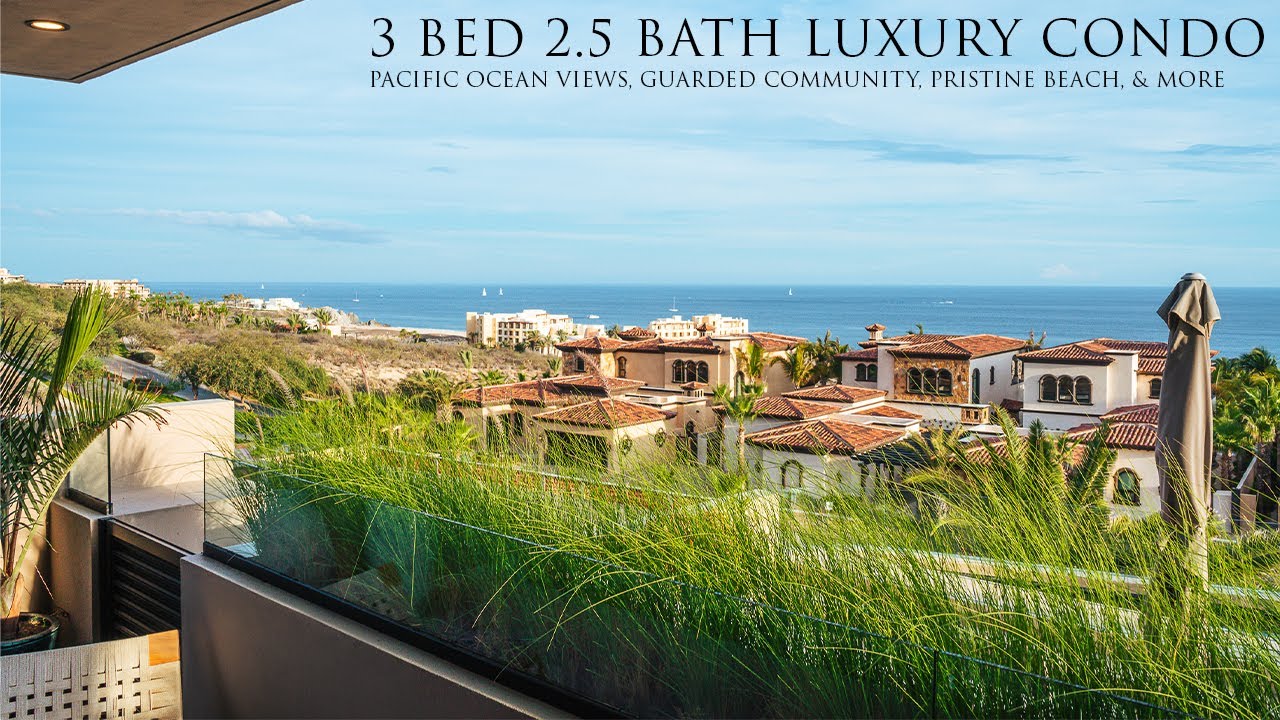 Pacific Bay 1B - Turnkey Luxury Ocean View Condo in Cabo San Lucas