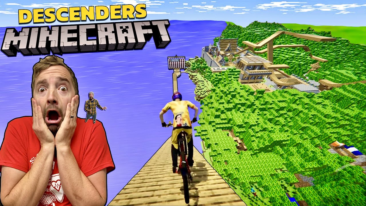 5,000 FOOT BIKE RAMP IN MINECRAFT!?