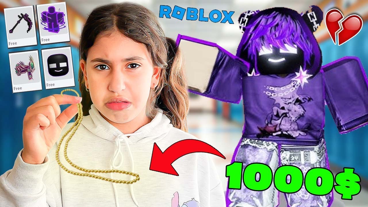 بسبب…⁉️😱لعبة ربلوكس رانيا بعت سنسلة دهب💎😳 كيتشتري سكينات فاخرة 😢💔 