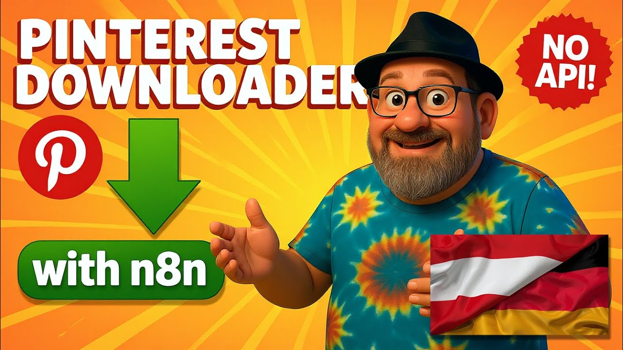 Pinterest Video Downloader mit n8n – Ganz ohne API & 100% lokal am PC!