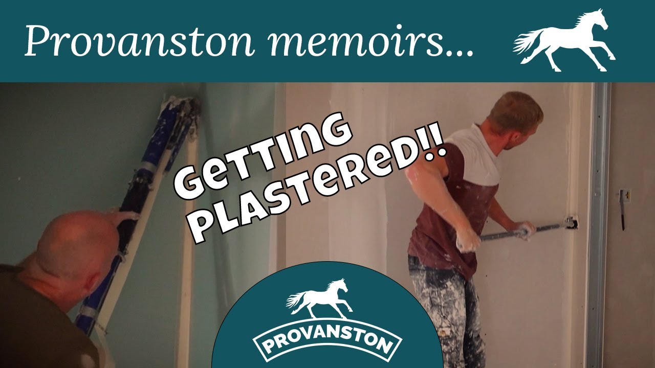 Plastering and painting at last! So close to the end of this barn conversion!