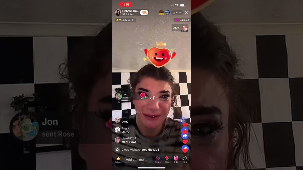 7/12/23 Elphaba Orion Doherty Goes On CRAZY Rant While Drunk On TikTok Live