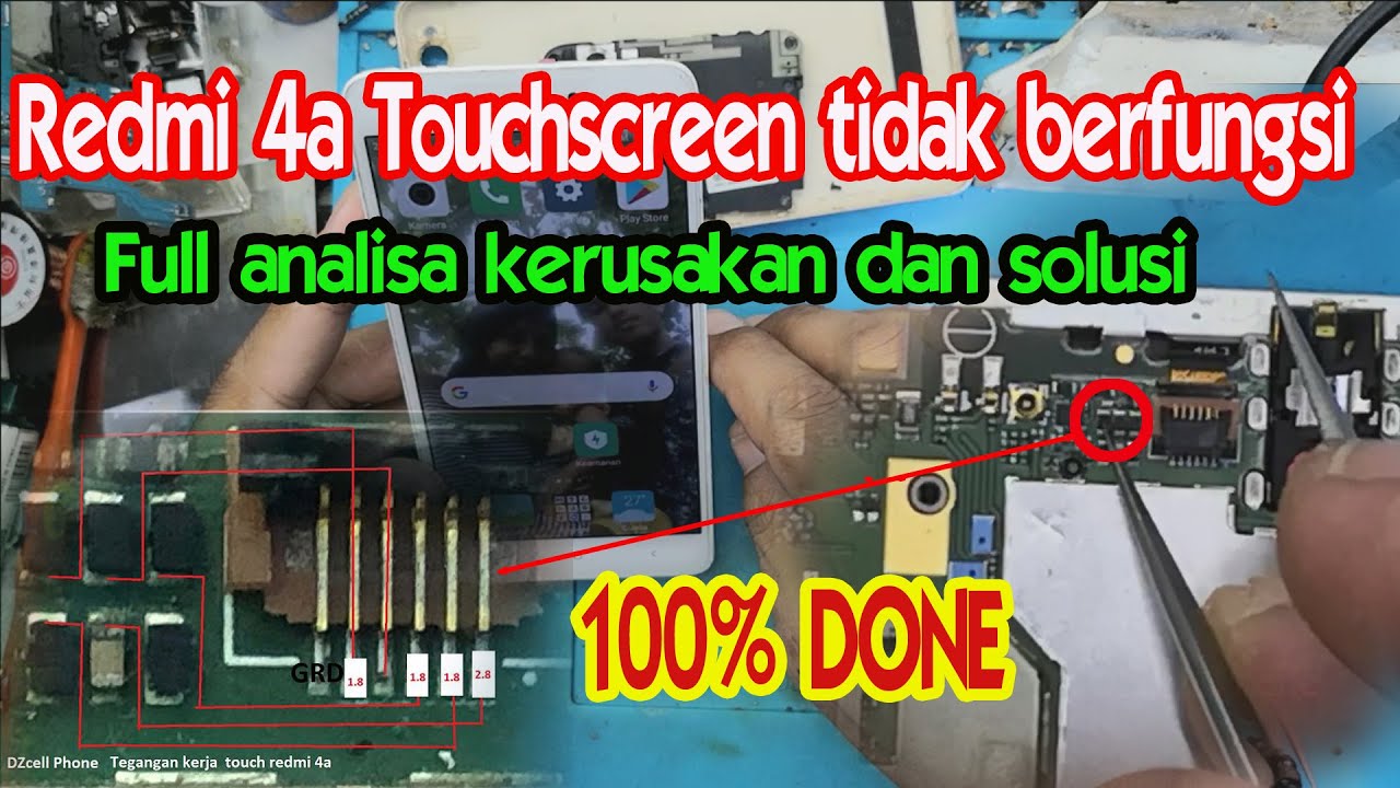 Redmi 4a touchscreen tidak berfungsi / Redmi 4a touchscreen not working full solution 100% DONE