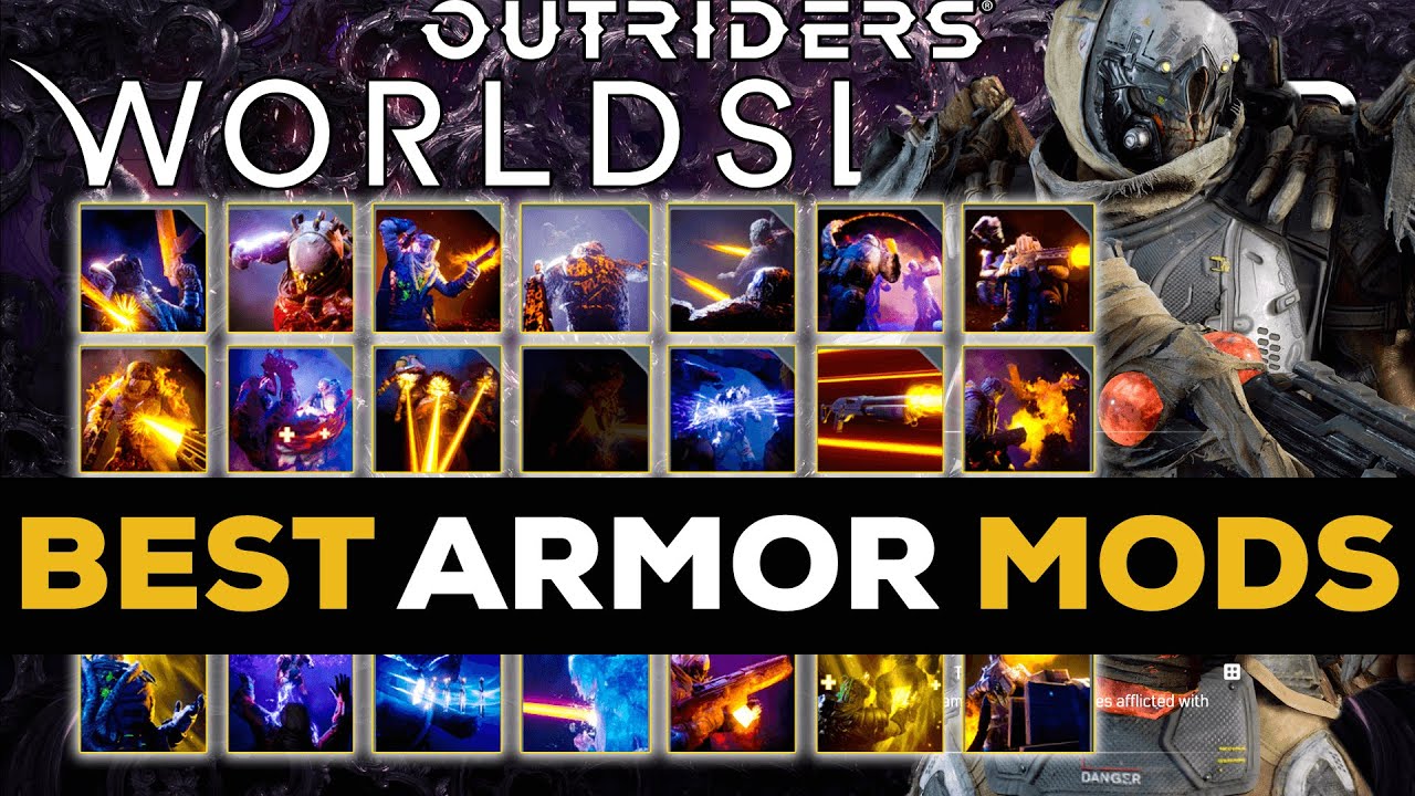 BEST ARMOR MODS for MAX DAMAGE - Outriders Worldslayer Ranking Each Mod - Player Guide
