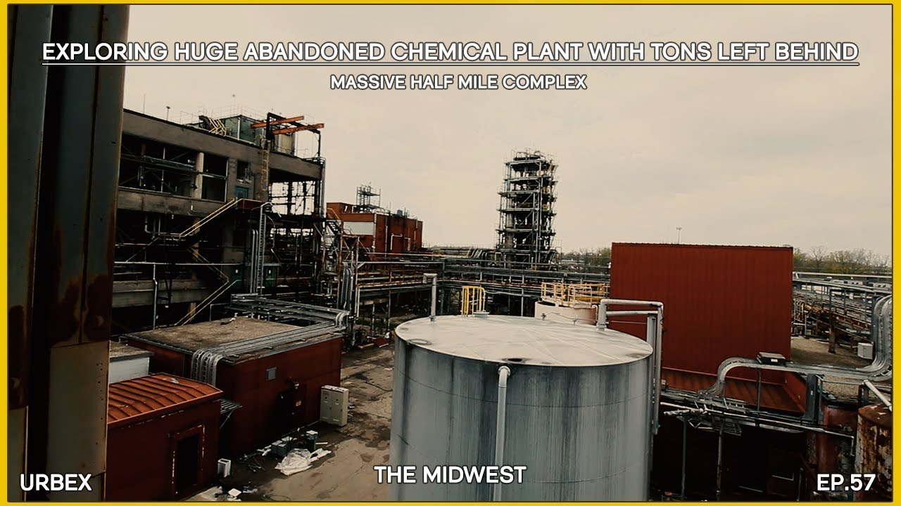 Exploring a Massive Abandoned Chemical Plant.