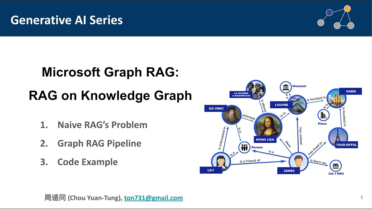Microsoft Graph RAG 介紹：用 Knowledge Graph 來做 RAG＋Colab 實作