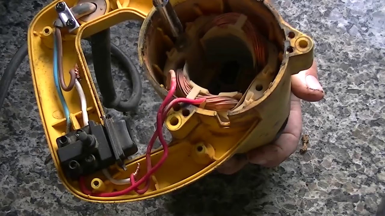 DESMONTAGEM SERRA MARMORE DEWALT
