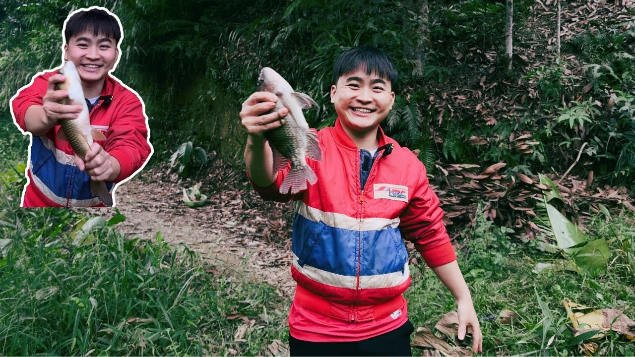 Cá Nuôi Cả 5 Tháng Không Lớn | Đem Làm Nộm Thân Chuối, Chỉ Người Vùng Cao Mới Biết ..!!