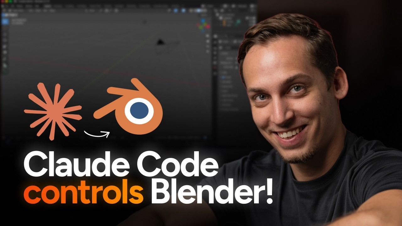 Я позволил Клоду управлять Blender, и он создал трехмерный мир с нуля.