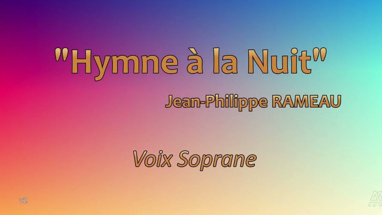 Hymne à la nuit (SOPRANE)