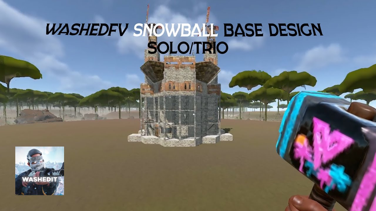 WASHEDFV SNOWBALL BASE DESIGN - SOLO/TRIO with MINI OPEN CORE , SHELL , INSANE PEAKS.