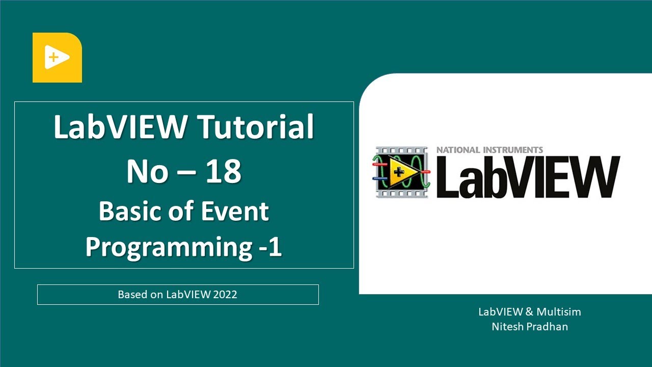 LabVIEW Tutorial &ndash; 18 | Basic of Event Programming -1 #ai #programming #learnlabview