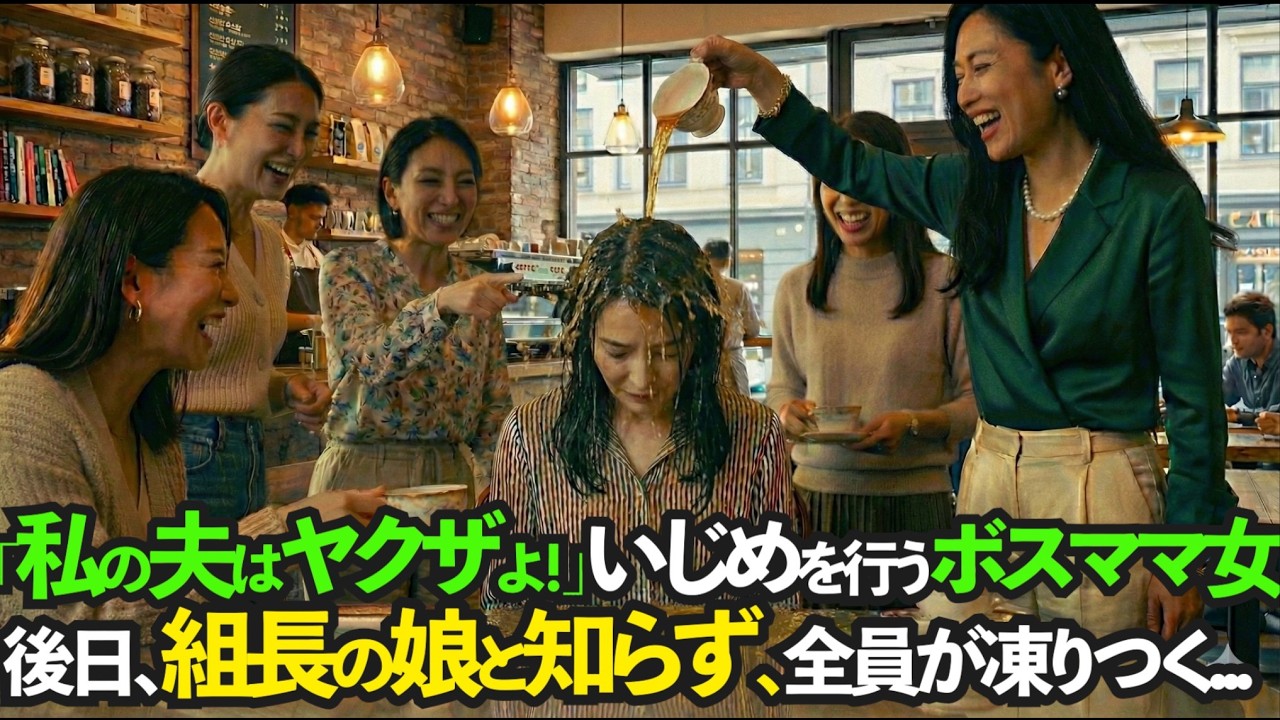 ヤクザ組長の一人娘と知らず、ママ友会でいじめ続けるボスママ。後日、ママ友全員が凍りつく...