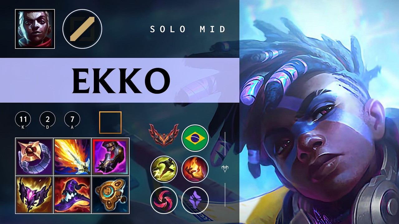 Ekko Mid vs Aatrox - BR Grandmaster Patch 26.03
