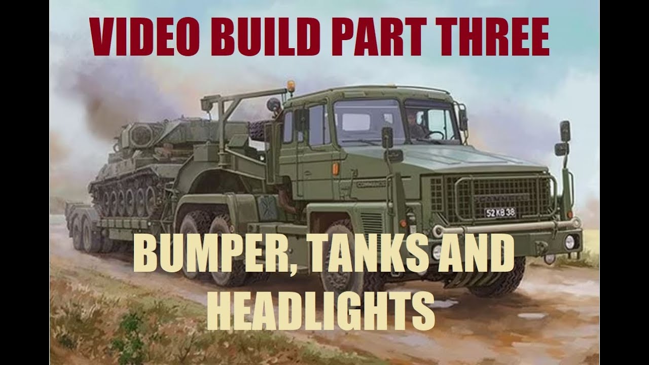 HobbyBoss 1/35 Scammell Commander build. Part 3.