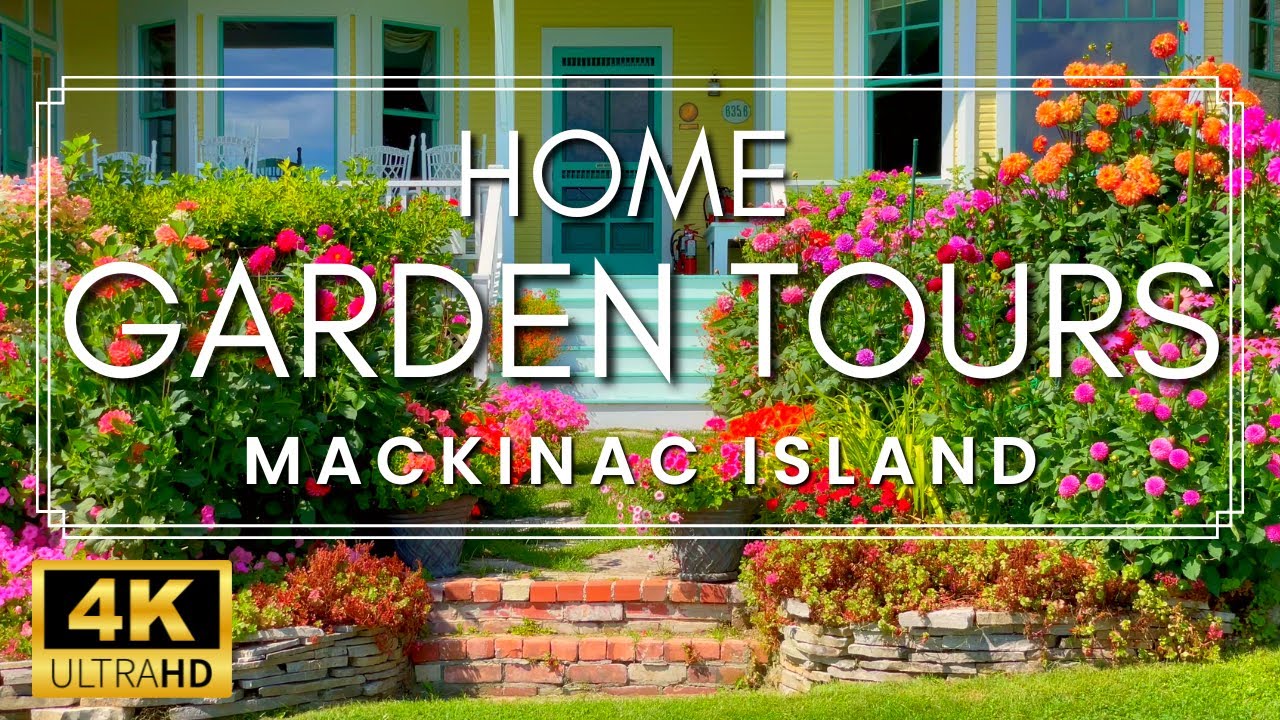 Private Garden Tour on Mackinac Island | One of a kind design & gardens by master gardeners