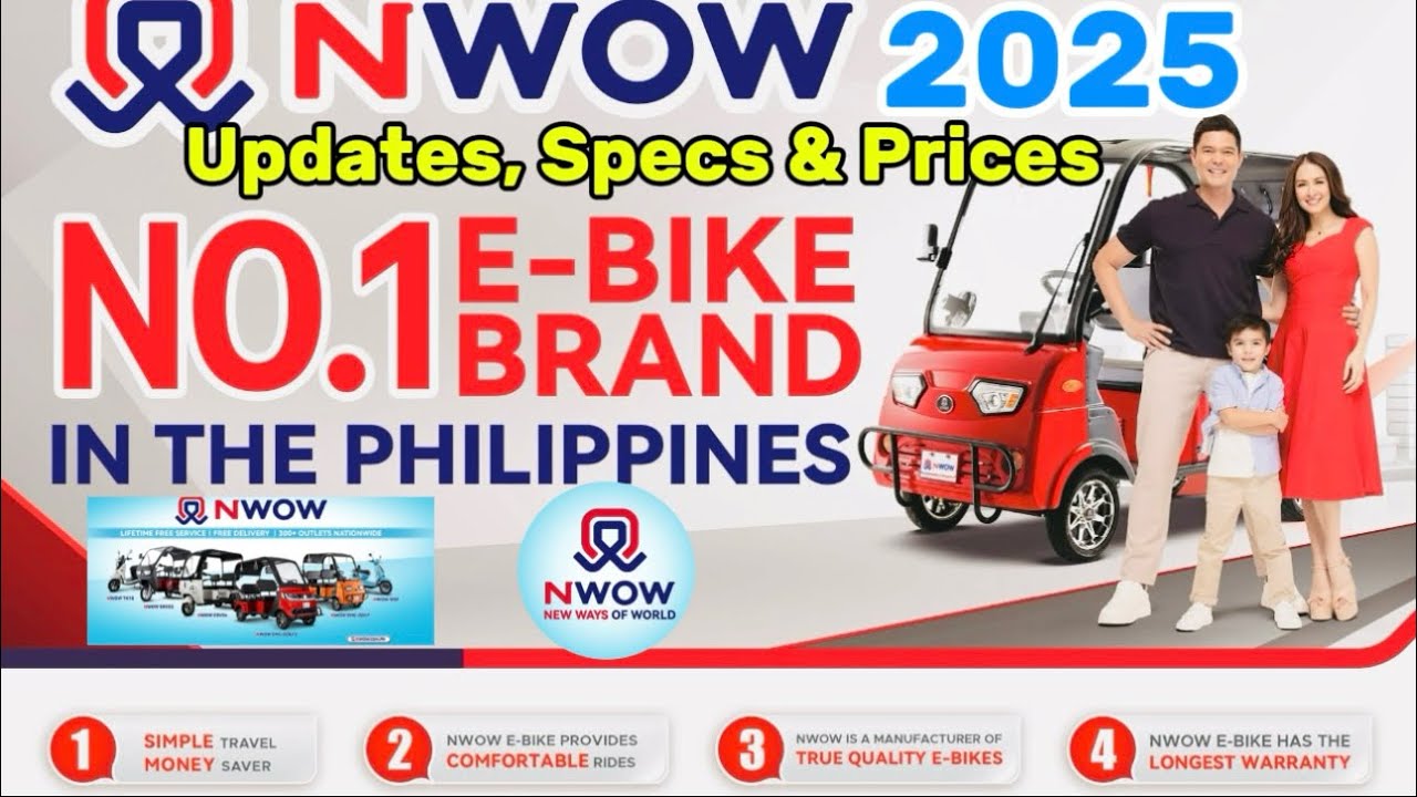 Nwow Ebike Updates Prices Specs 2 3 4 Wheels Philippines 2025 | What You Must Know 
