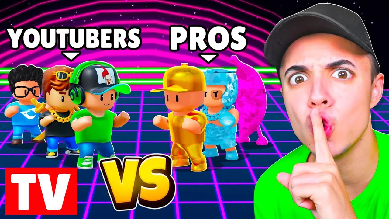 BATALLA de los MEJORES JUGADORES de STUMBLE GUYS!