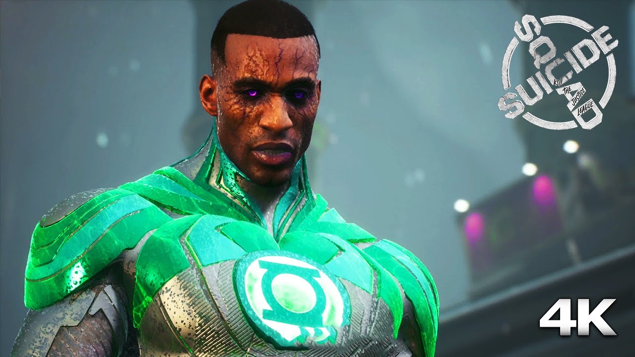 Suicide Squad GREEN LANTERN Boss Fight (Kill the Justice League) 4K Ultra HD