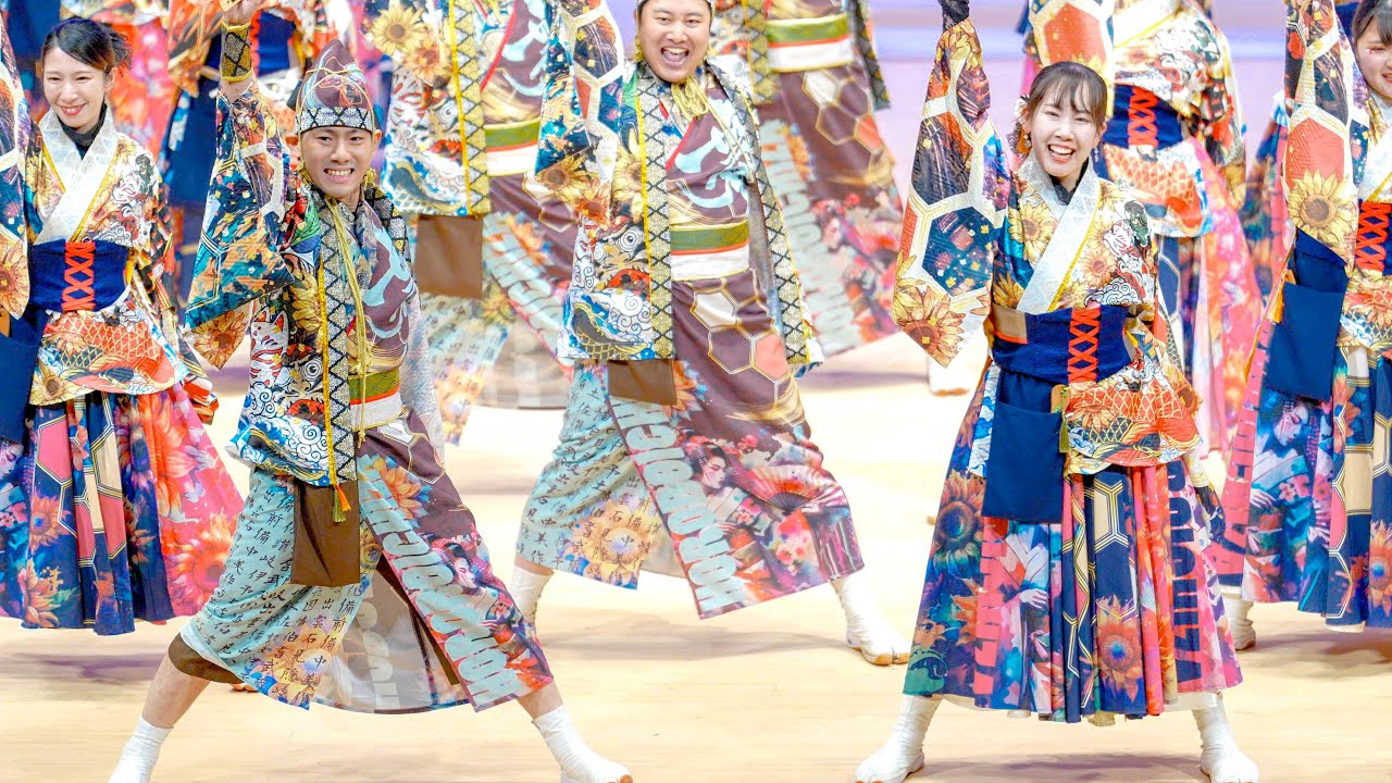 [4K] ほろろ一座　新春よさこい三昧 2025 第二部 (中央)