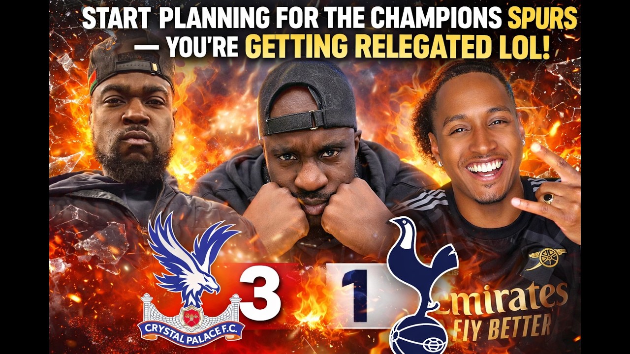 📉SPURS FANS HEADLOSS AFTER PALACE 3-1 THRASHING🤣