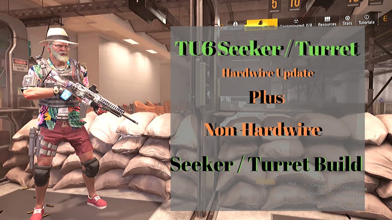 Division 2: TU6 Seeker/Turret Build Non-Hardwire Gearset | Hardwire Min/Max