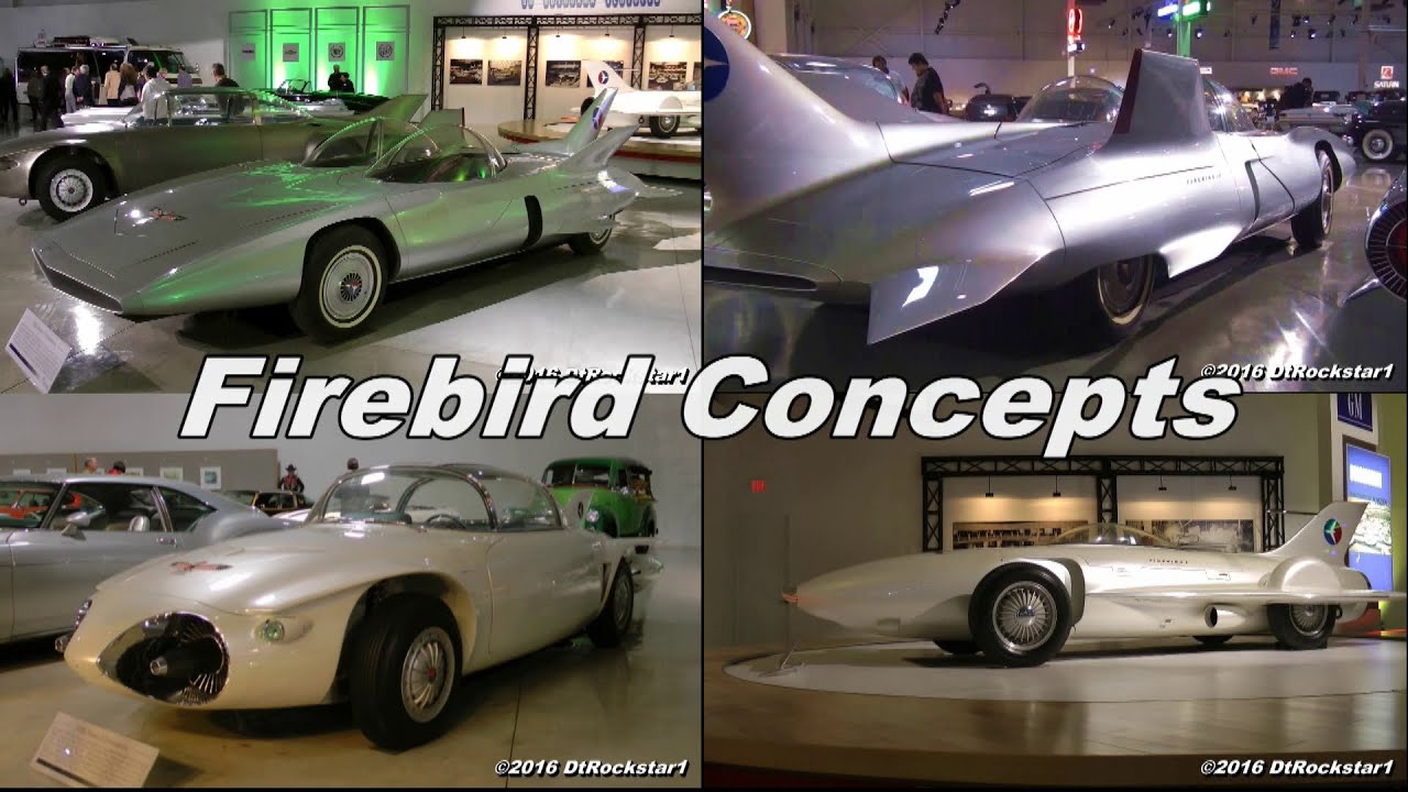 GM Firebird Concepts: Firebird I, Firebird II, Firebird III