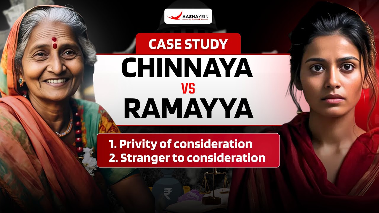 Landmark Judgement | Chinnaya vs Ramayya (1882) Case Law  Explained | Privity of Consideration