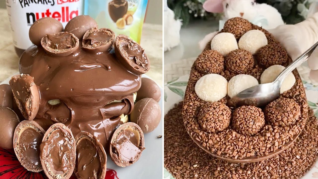 Вкусное украшение шоколадного торта, которое удивит вашу семью | Потрясающие видео о шоколадных т...