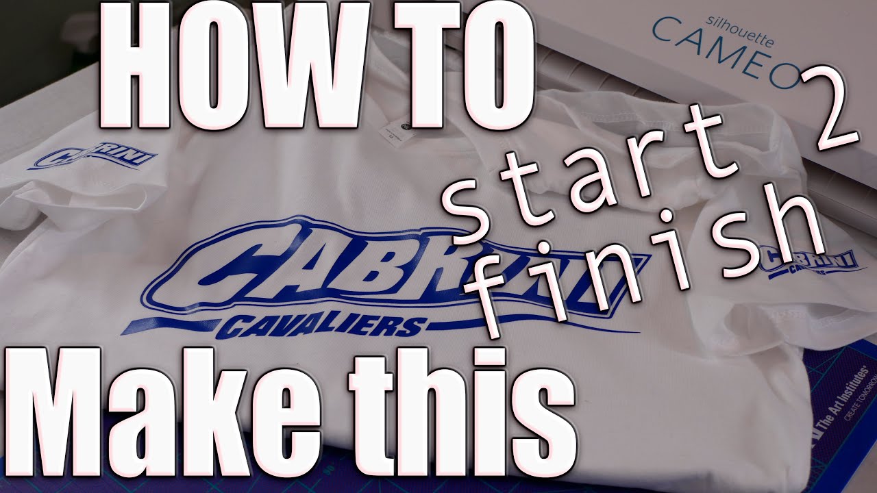 Silhouette Cameo 3 How to make a shirt (start to finish)