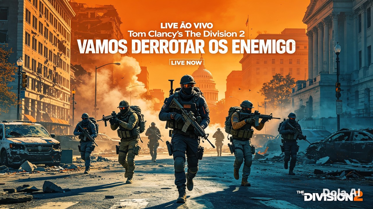 LIVE AO VIVO Tom Clancy's The Division 2 VAMOS DERROTAR OS ENEMIGO