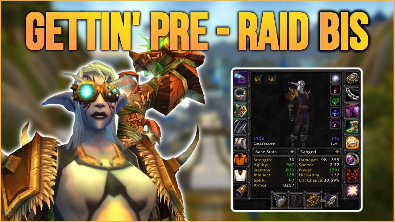 Getting Pre-Raid BIS as Hunter - Marksmanship Hunter WotLK Classic / Progression part 7