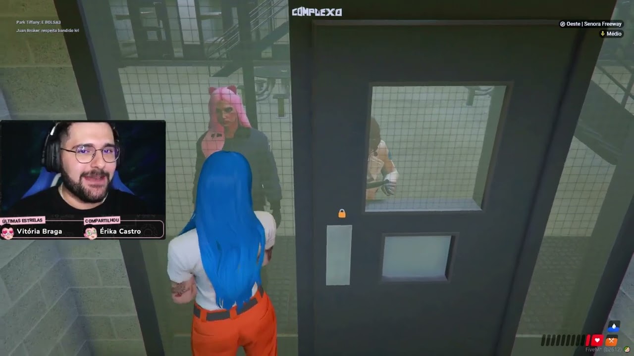 Batata gadando ex, policiais e qualquer menino na prisão 🥵 Park Tiffany GTA RP