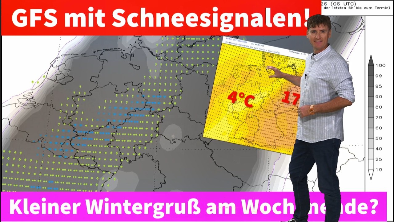 Wettersturz am Wochenende! Schluss mit M&auml;rzsommer: Es wird k&auml;lter, sogar Schnee ist m&ouml;glich!