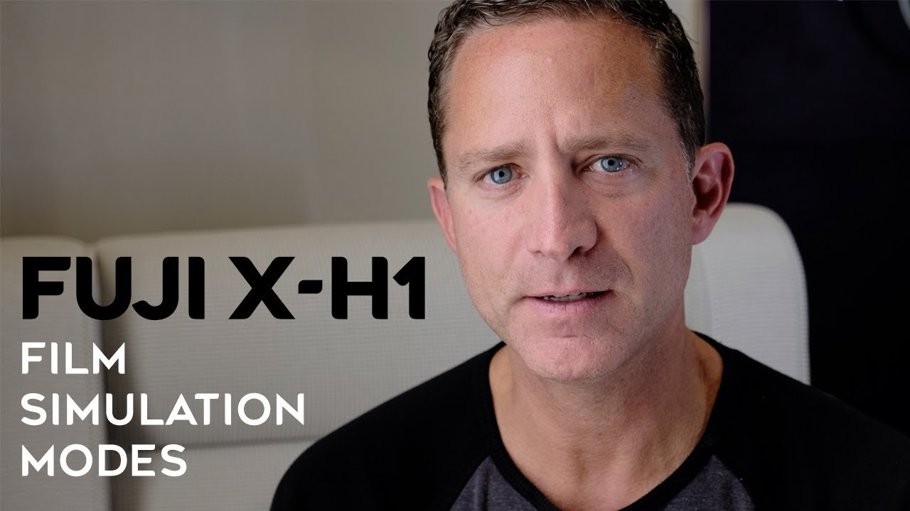 Fujifilm X-H1 film simulation modes shown