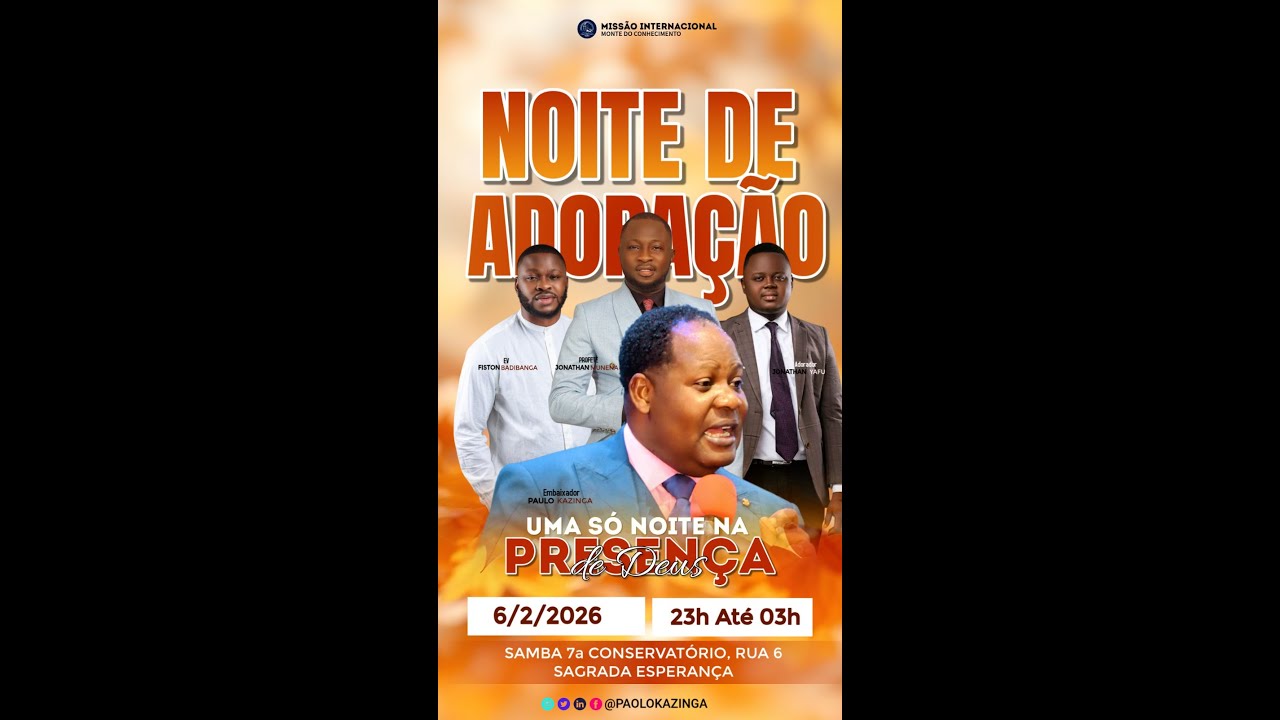 ⛔NOITE DE ADORAÇÃO