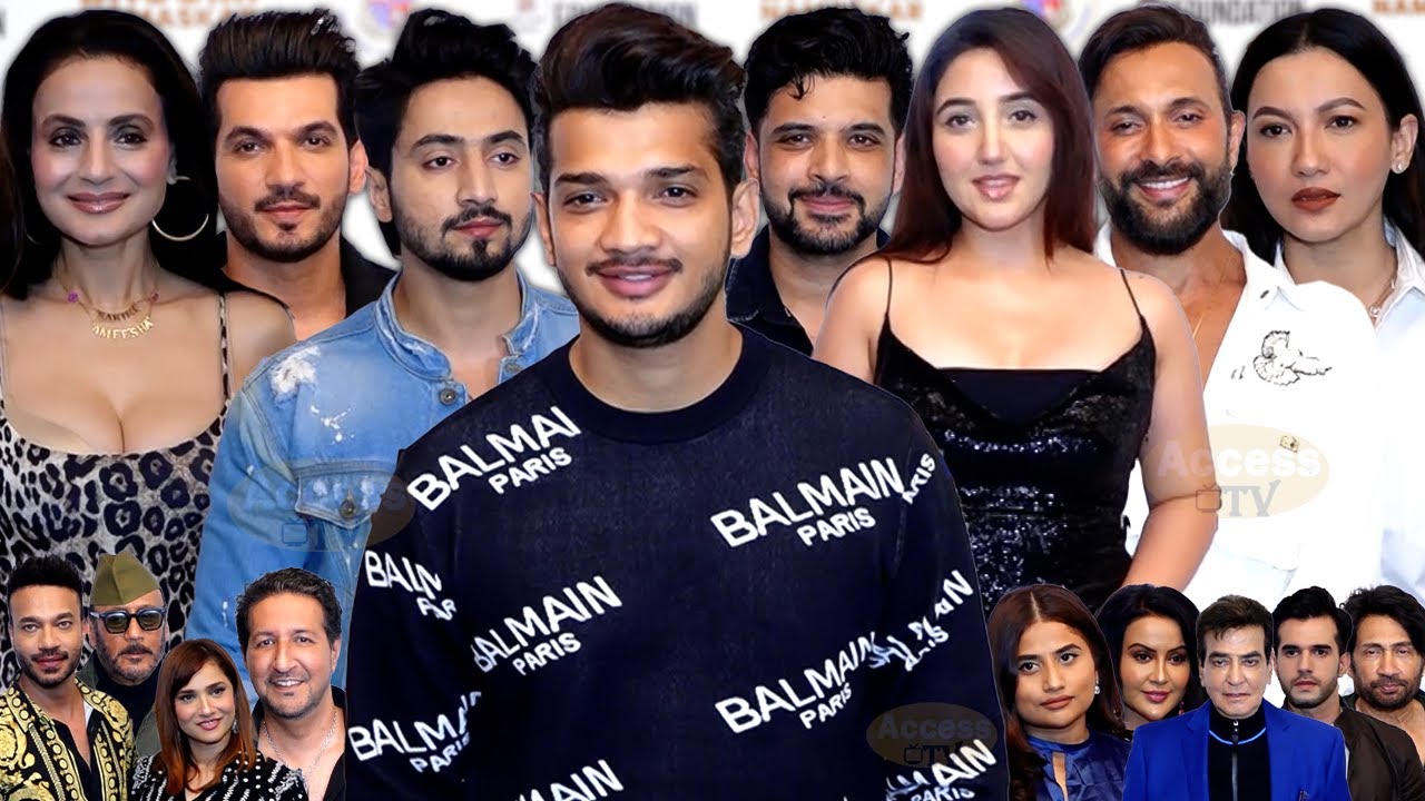 UNCUT - Bhoomi Namaskar Event | Munawar Faruqui,Mr Faisu,Ankita,Vicky,Gauahar,Karan Kundrra,Arjun