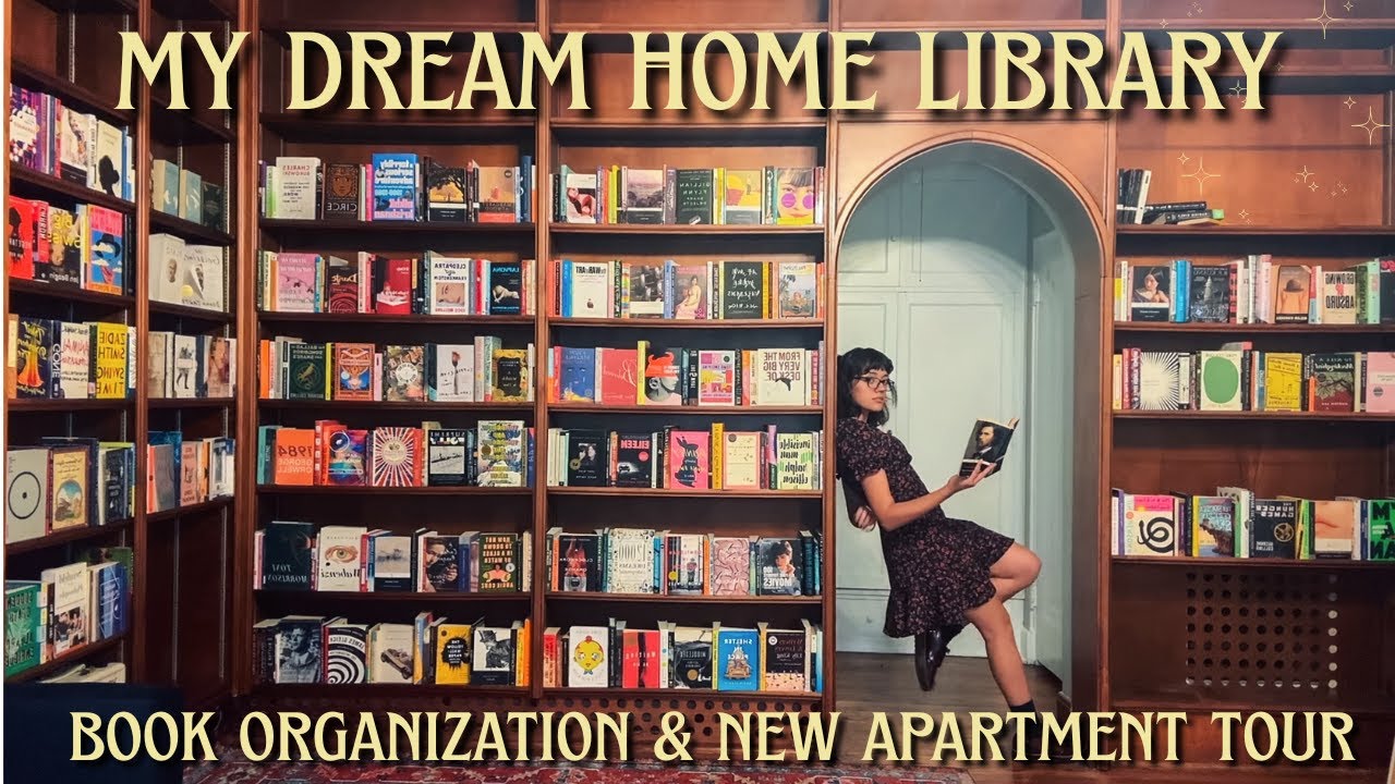 setting up my NEW dream home library! :)