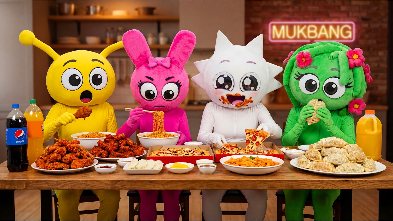 Just a Normal Mukbang with Pinki, Wenda, Simon & Vineria… Or Not