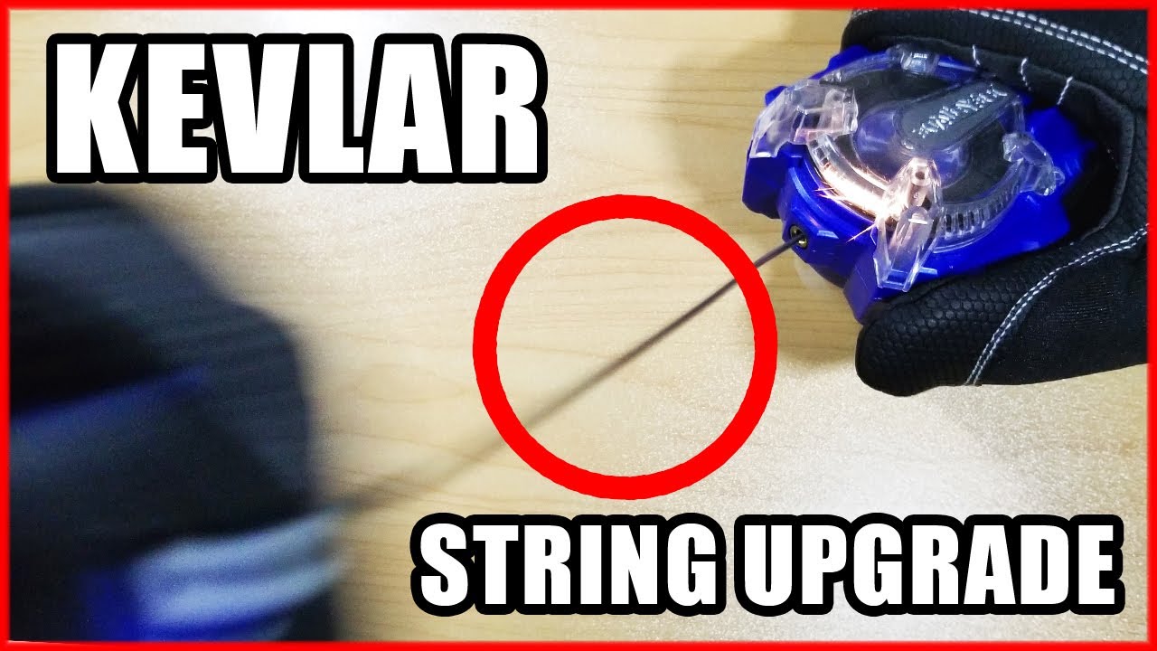 Beyblade Burst Sparking Launcher Mod: Kevlar String