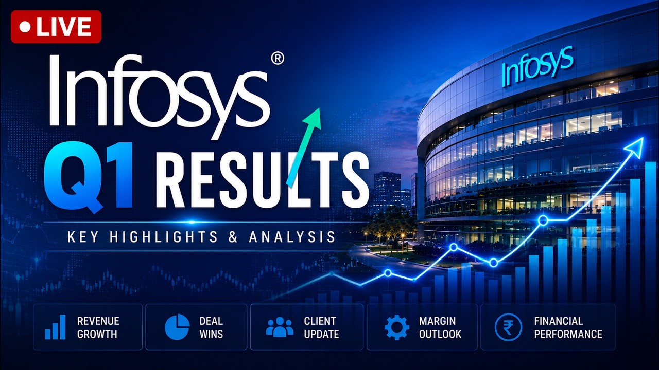 Infosys Q1 Results LIVE: A.I. Impact On I.T. Sector | Margins, Revenue & Profit Numbers Revealed